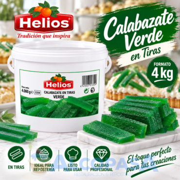 CALABAZATE VERDE EN TIRAS (CUBO 4kg)