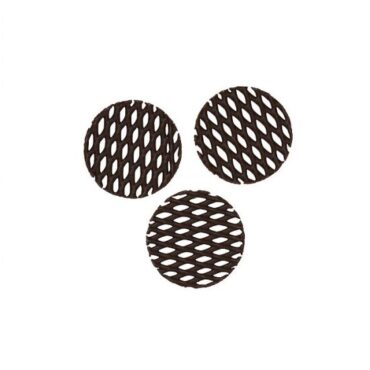 DECORACIÓN REJILLA REDONDA CHOCOLATE (CAJA 195Uds)