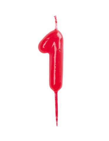 VELAS CONICAS 4CM Nº1 (CAJA 12Uds)