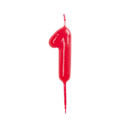 VELAS CONICAS 4CM Nº1 (CAJA 12Uds)