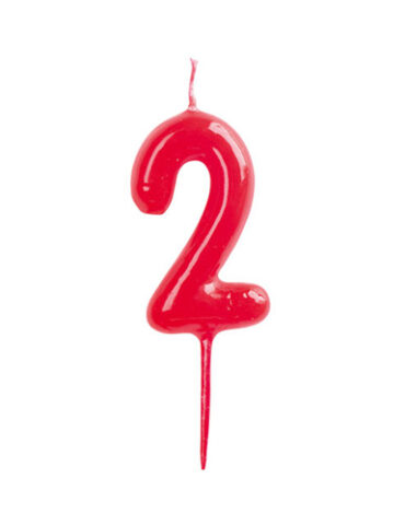 VELAS CONICAS 4CM Nº2 (CAJA 12Uds)