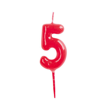 VELAS CONICAS 4CM Nº5 (CAJA 12Uds)