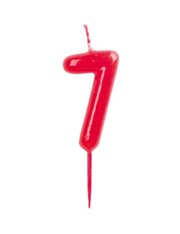 VELAS CONICAS 4CM Nº7 (CAJA 12Uds)