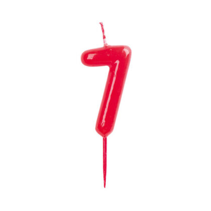 VELAS CONICAS 4CM Nº7 (CAJA 12Uds)
