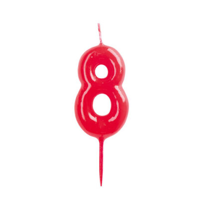 VELAS CONICAS 4CM Nº8 (CAJA 12Uds)