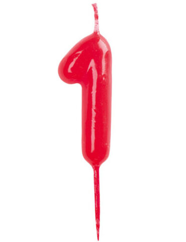 VELAS CONICAS 6CM Nº1 (CAJA 10Uds)