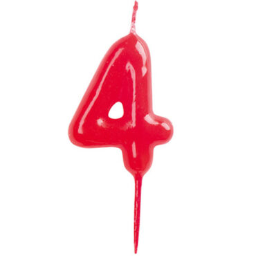 VELAS CONICAS 6CM Nº4 (CAJA 10Uds)