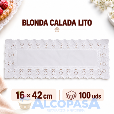 BLONDAS CALADAS LITO 16X42CMS (100Uds)