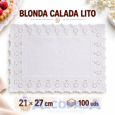 BLONDAS CALADAS LITO 21X27CMS (100Uds)