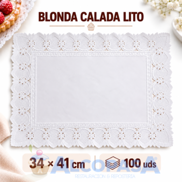 BLONDAS CALADAS LITO 34X41CMS (100Uds)