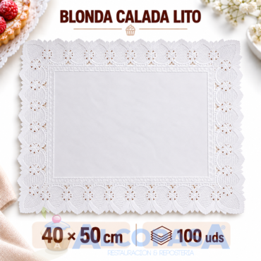 BLONDAS CALADAS LITO 40X50CMS (100Uds)