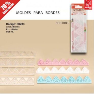 CORTADORES SURTIDOS PARA BORDES 30283 (SET 3Uds)