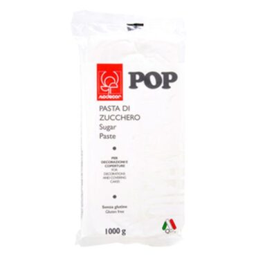 FONDANT BLANCO POP (BLOQUE 1kg)