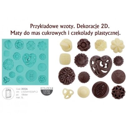 MOLDE DE SILICONA "BOTONES" 30326 (Ud)