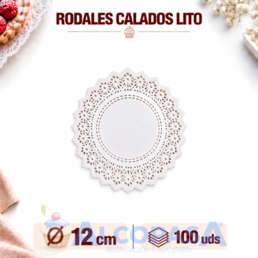 RODALES CALADOS LITO Ø12CMS (100Uds)