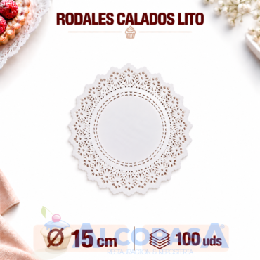 RODALES CALADOS LITO Ø15CMS (100Uds)