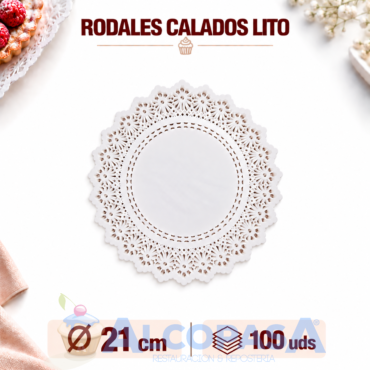 RODALES CALADOS LITO Ø21CMS (100Uds)