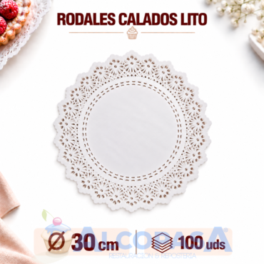 RODALES CALADOS LITO Ø30CMS (100Uds)