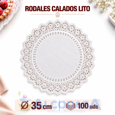 RODALES CALADOS LITO Ø35CMS (100Uds)