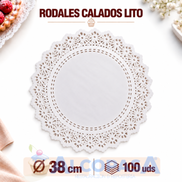 RODALES CALADOS LITO Ø38CMS (100Uds)