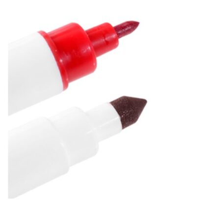 ROTULADOR ROJO DOBLE PUNTA (Ud)