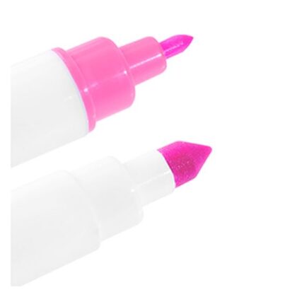 ROTULADOR ROSA DOBLE PUNTA (Ud)