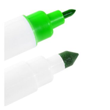 ROTULADOR VERDE DOBLE PUNTA (Ud)