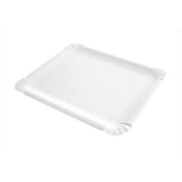 BANDEJAS RECTANGULARES BLANCAS Nº14 40X50 (25 Uds)