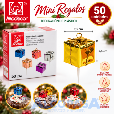 REGALOS DE PLÁSTICO PALILLO 2,5cm (CAJA 50Uds)