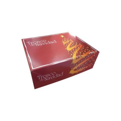 CAJA TRONCO NAVIDAD 36x28x12.6cm (Ud)