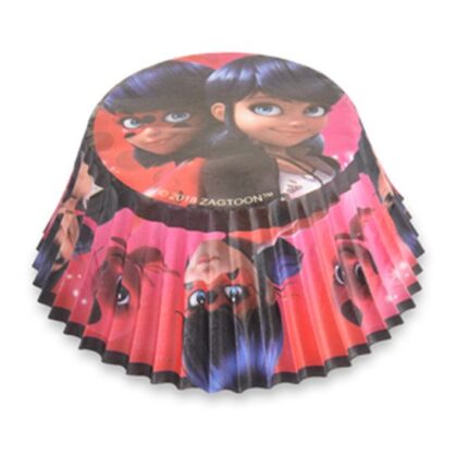 CÁPSULAS CUPCAKE "LADYBUG" Ø7cm (BLISTER 50Uds)