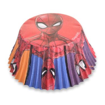 CÁPSULAS CUPCAKE "SPIDERMAN" Ø7cm (BLISTER 50Uds)