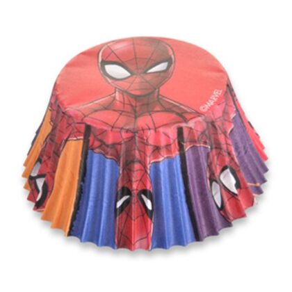 CÁPSULAS CUPCAKE "SPIDERMAN" Ø7cm (BLISTER 50Uds)