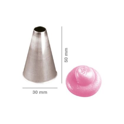 BOQUILLA INOX. LISA Nº8 - 30x50mm (Ud)