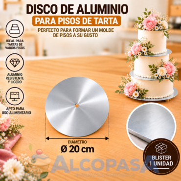 DISCO ALUMINIO 20cm (Ud)