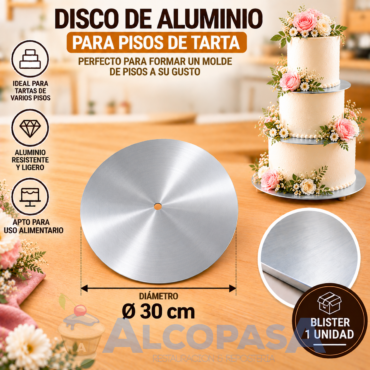 DISCO ALUMINIO 30cm (Ud)