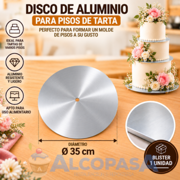 DISCO ALUMINIO 35cm (Ud)