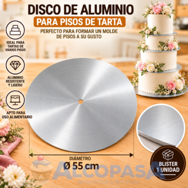 DISCO ALUMINIO 55cm (Ud)