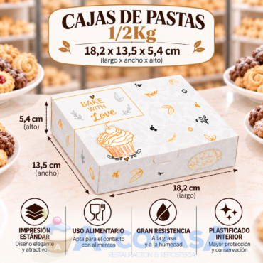 CAJAS DE PASTAS 1/2Kg  (Ud)
