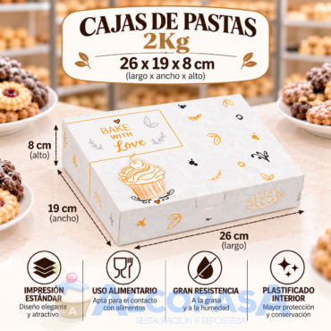 CAJAS DE PASTAS 2Kg (Ud)