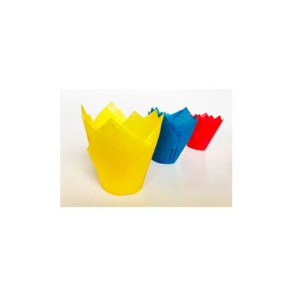 CÁPSULAS-TULIPAS COLOR SURTIDO 160/50(CAJA 150Uds)