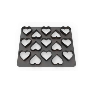 PLANCHA DE CORTADORES DE CORAZONES (Ud)
