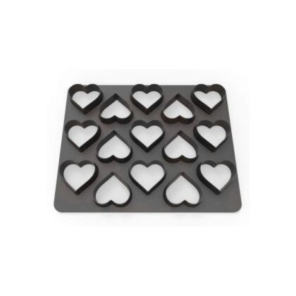 PLANCHA DE CORTADORES DE CORAZONES (Ud)