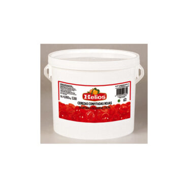 CEREZAS ESCURRIDAS ENTERAS "ROJAS" (CUBO 4Kg)
