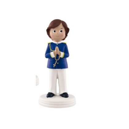 NIÑO COMUNIÓN MORENO 14cm CO0094 (Ud)