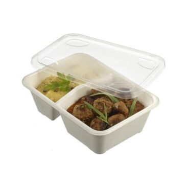 BANDEJA QUANTUM DE PULPA DIVIDIDA 700ml(CAJA 50Uds)