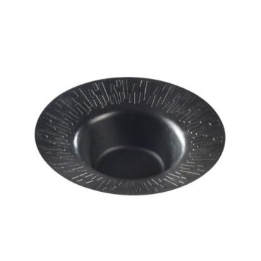 PLATO ACCUEIL NEGRO DE PULPA Ø27x1.8cm (CAJA 50Uds)