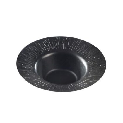 PLATO ACCUEIL NEGRO DE PULPA Ø27x1.8cm (CAJA 50Uds)