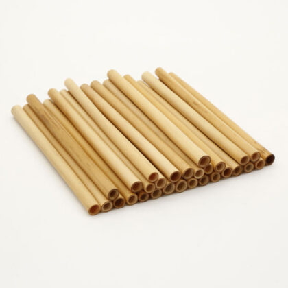 CAÑITAS DE CAÑA NATURAL Ø0.6x20cm (CAJA 100Uds)