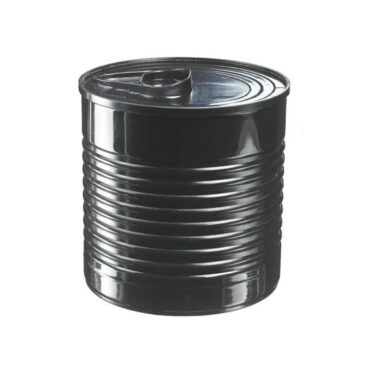 LATA NEGRA CON TAPA Ø5x5cm (60ml) (CAJA 25Uds)